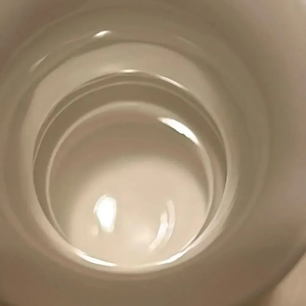 New in box Katy Briscoe Home Bone China White Bisque Small Vase 7.5” Giftable